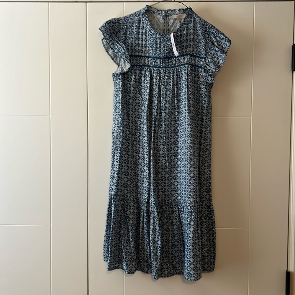 NWT Ann Taylor flowy dress cap sleeve size XS